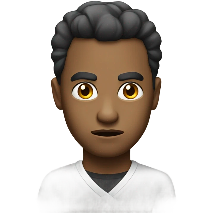 Mean mugging face  emoji