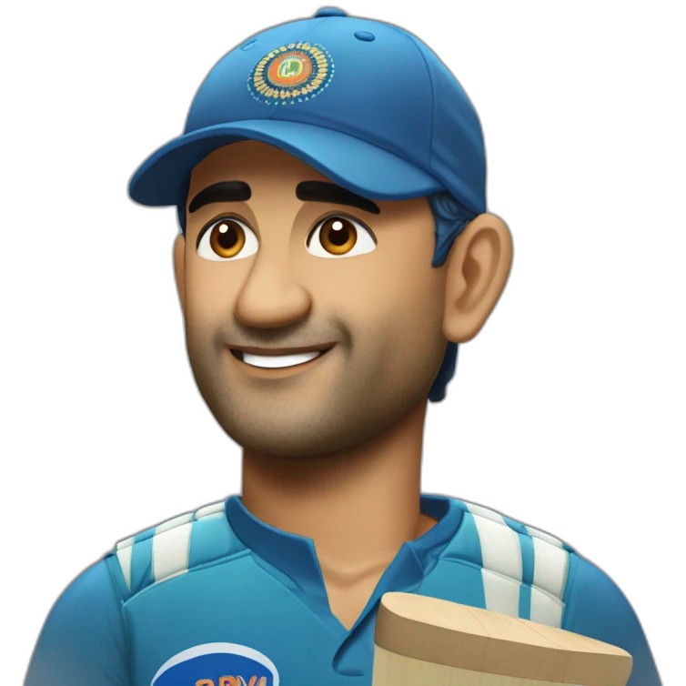 Mahendra Singh Dhoni emoji