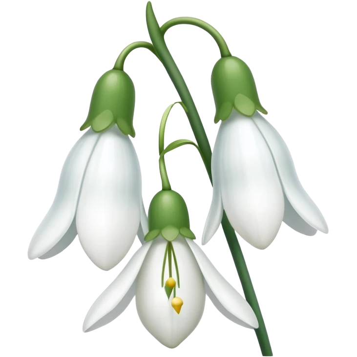 snowdrop flower emoji