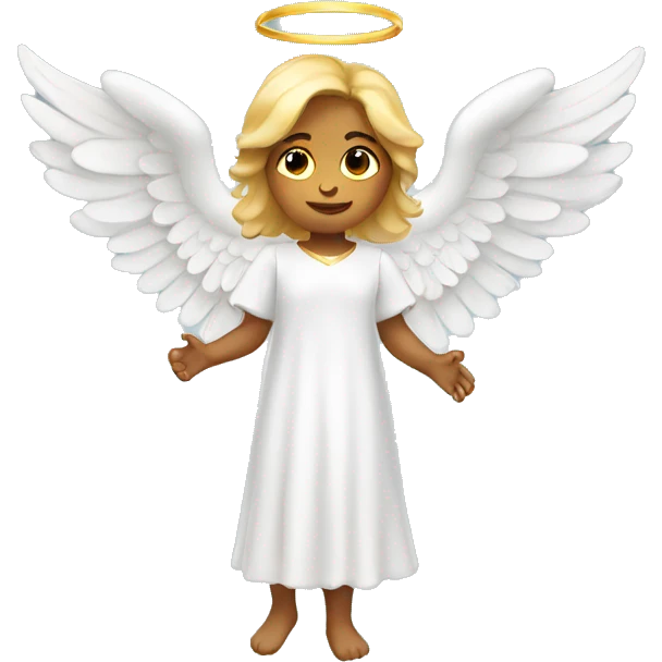 Angel with wings emoji