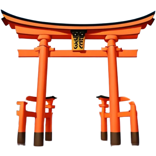 ​Cinematic Realistic Itsukushima Shrine, depicted as the iconic floating torii gate and shrine complex on the water, with vibrant vermilion hues contrasting against the serene blue sea and sky, rendered with intricate architectural details and soft, ethereal lighting that captures its spiritual beauty, emoji