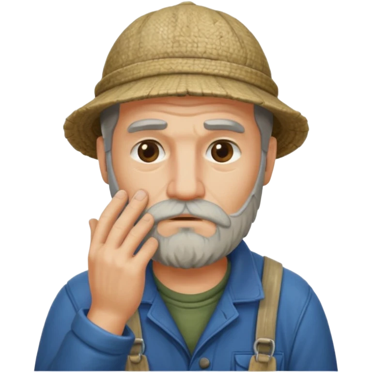 facepalm fisherman emoji