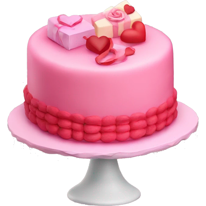 valentine’s day cake emoji