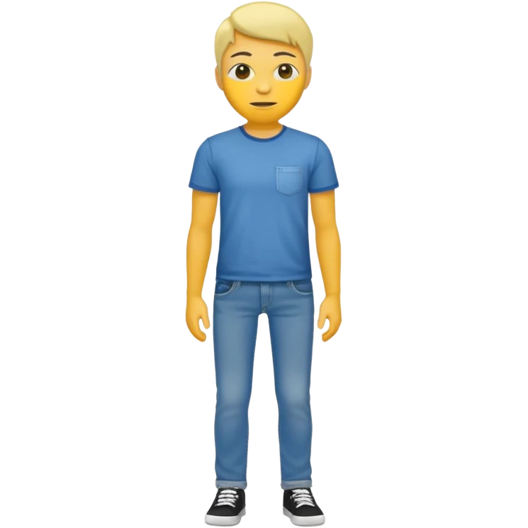 Star with a human full body yellow skin emoji