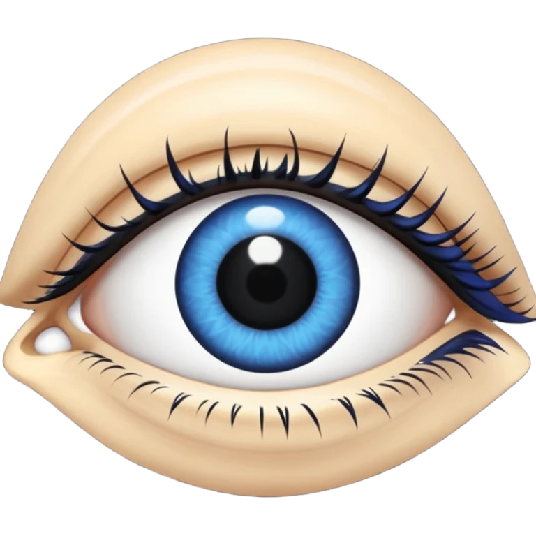 Un ojo atravesado en un triangulo emoji