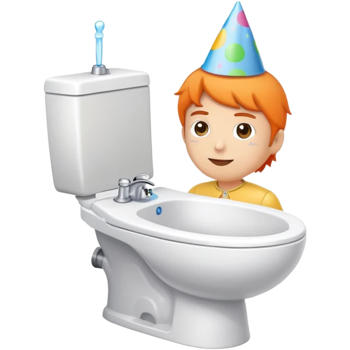 birthday bidet emoji