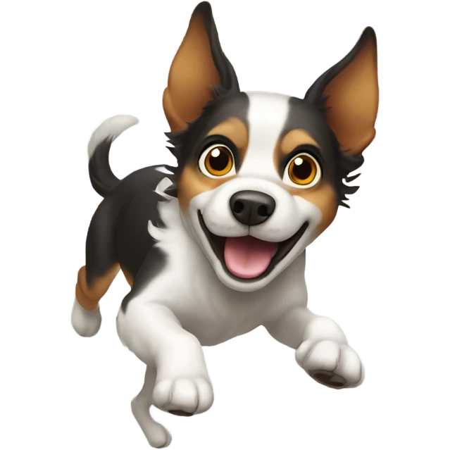flying dog emoji
