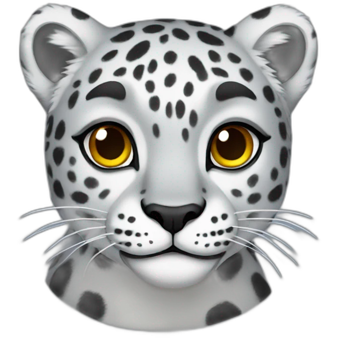 Adult Snow Leopard Full Body emoji