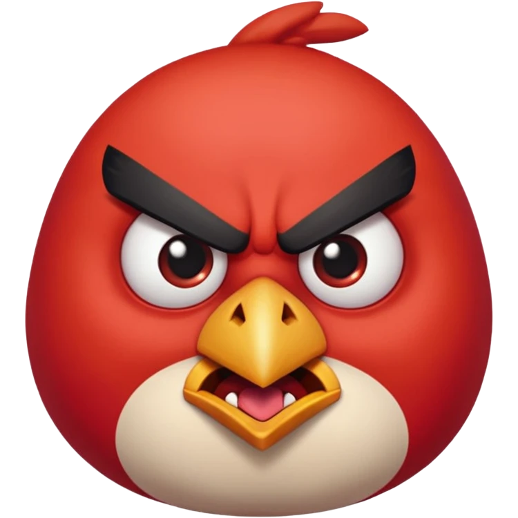 Angry birds red emoji