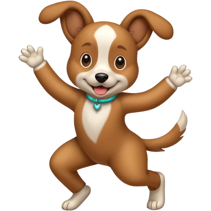 Cane che balla emoji