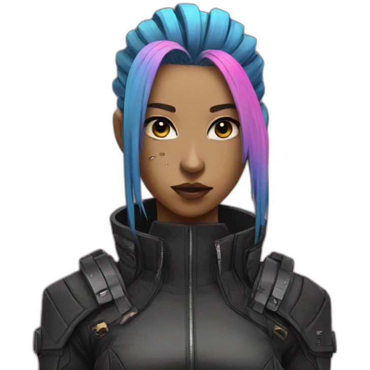 Cyberpunk anime emoji
