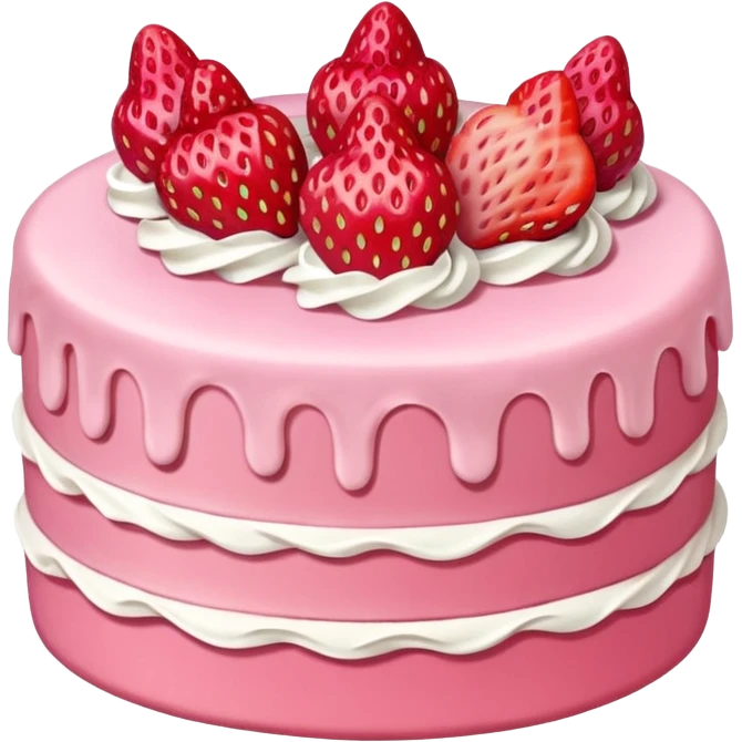 strawberry cake emoji
