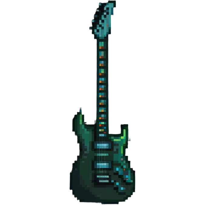 electronic synthesizer guitar emoji