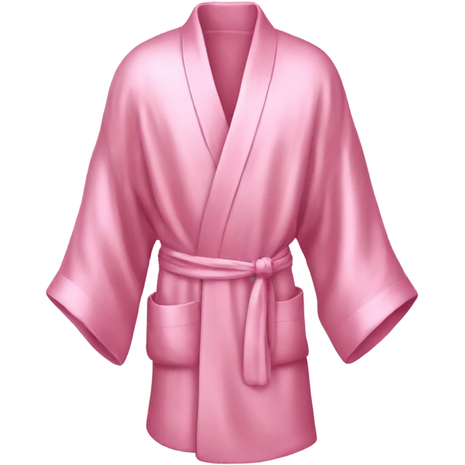 Light pink silk robe emoji