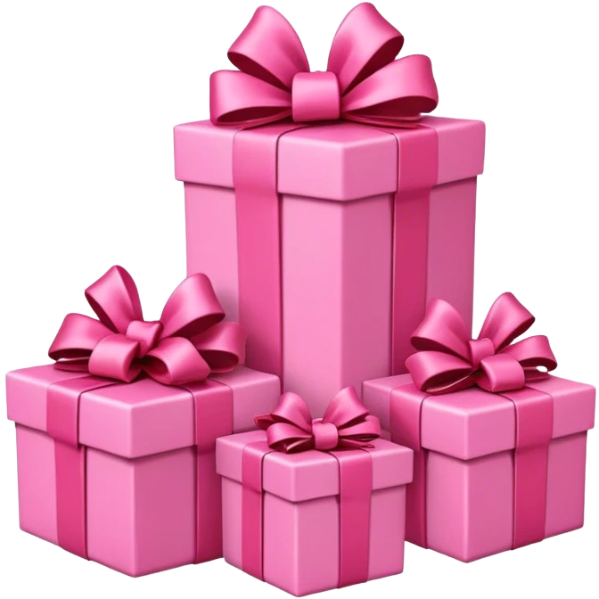 Pink presents  emoji
