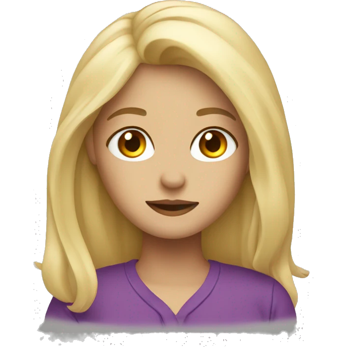 Blondie girl emoji