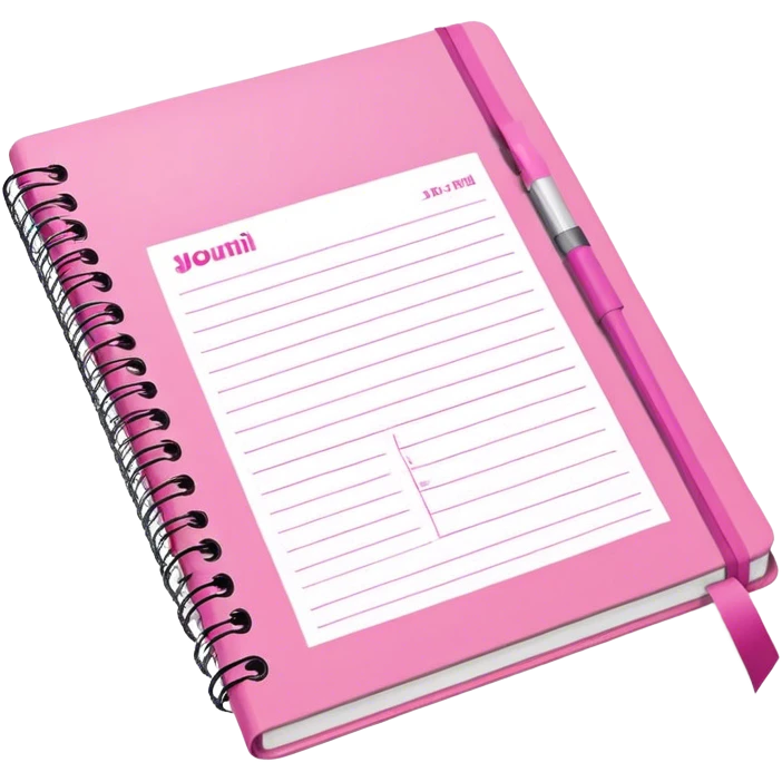 pink Fitness journal

 emoji