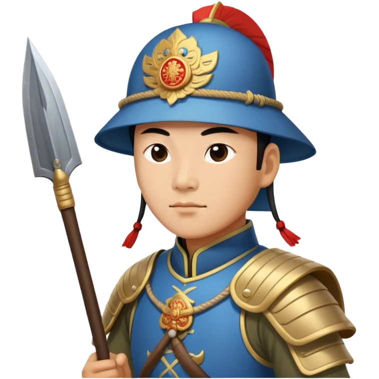 Chinese Qing dynasty soldier emoji