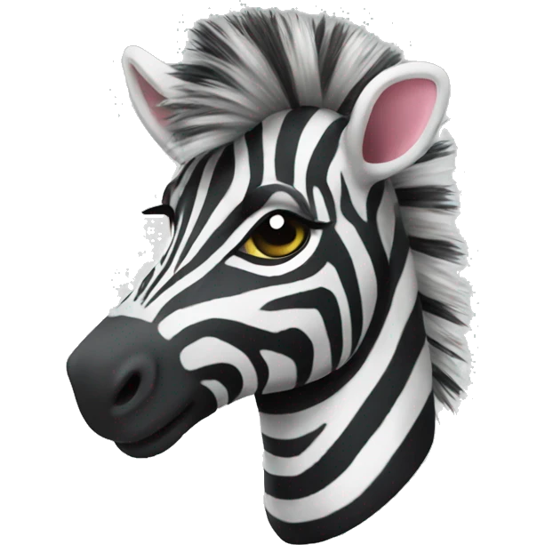 Party zebra emoji