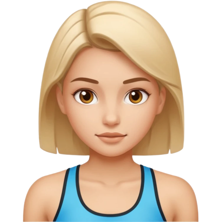 Workout girl emoji