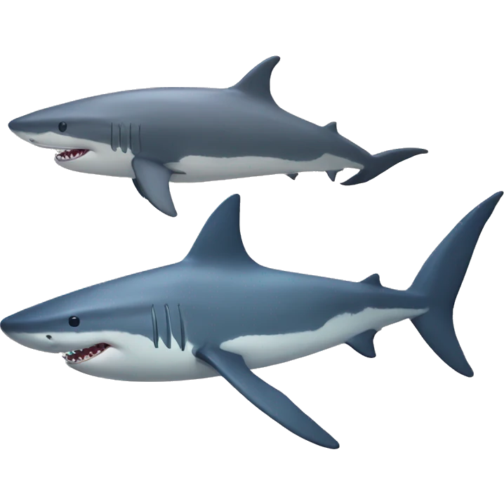 Shark whale emoji