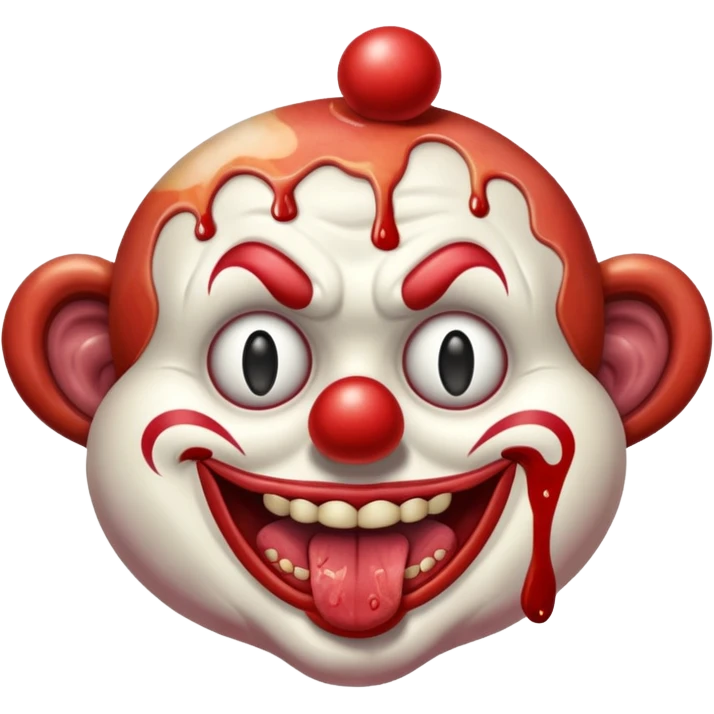 a piece of clown meat emoji