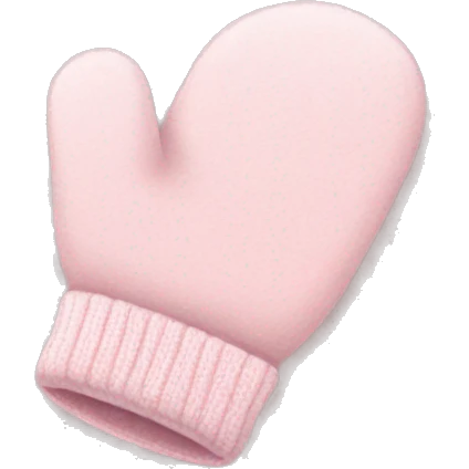 light pink mittens  emoji