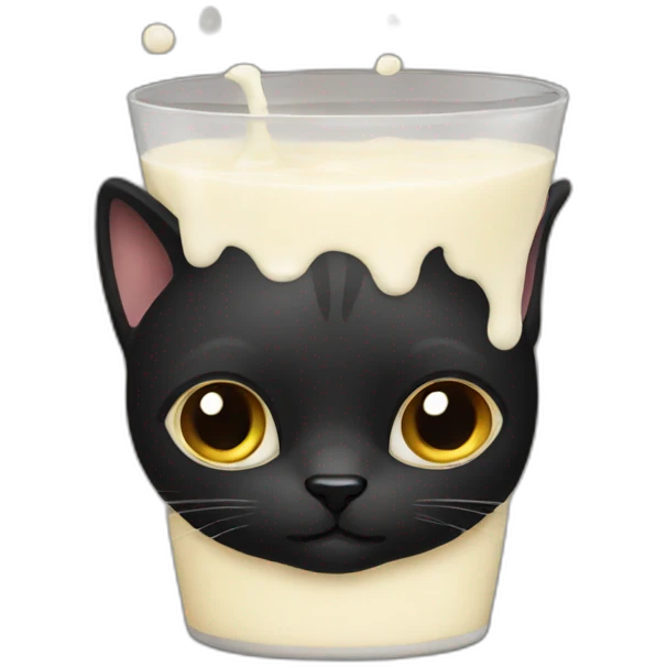 black cats milk  emoji
