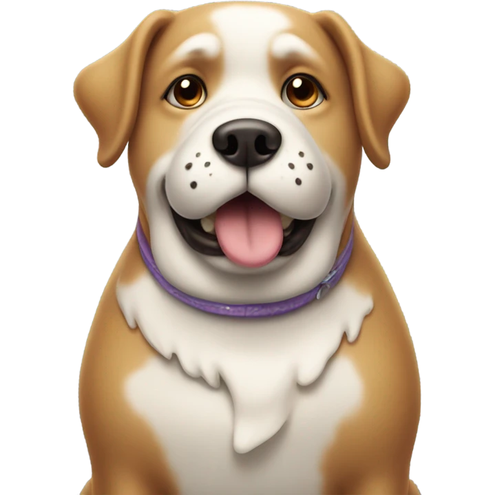 fat dog icescream emoji