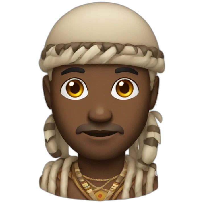 black indian man emoji
