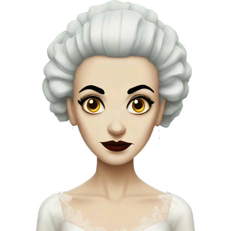 bride of frankenstein face emoji
