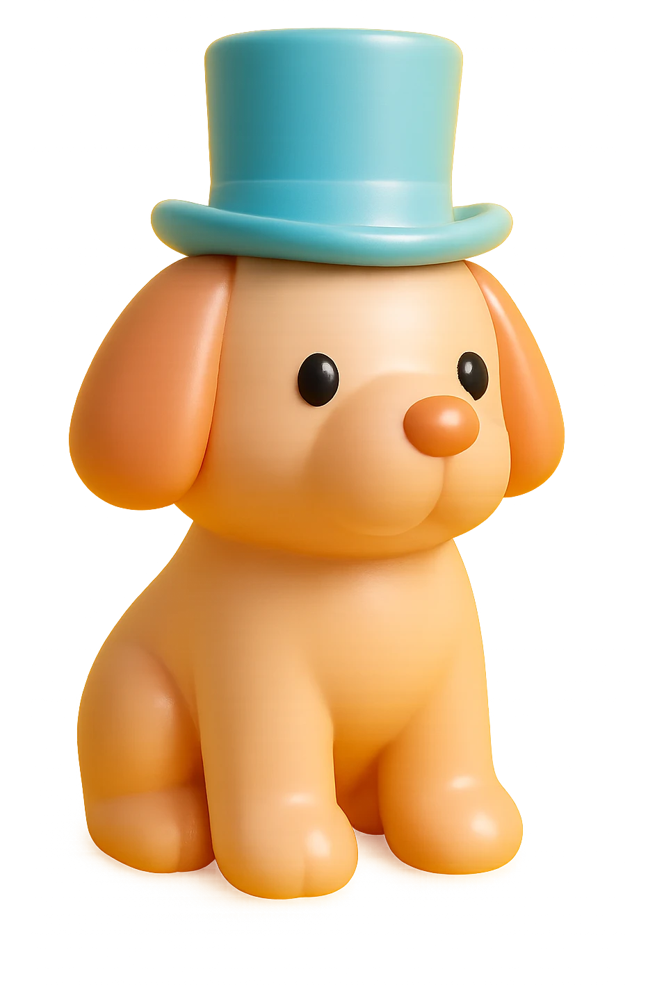 dog with tophat emoji