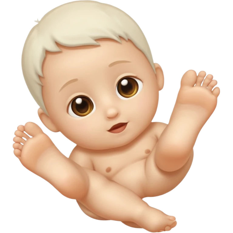 Un bébé brebis blanc de la tête aux pieds emoji