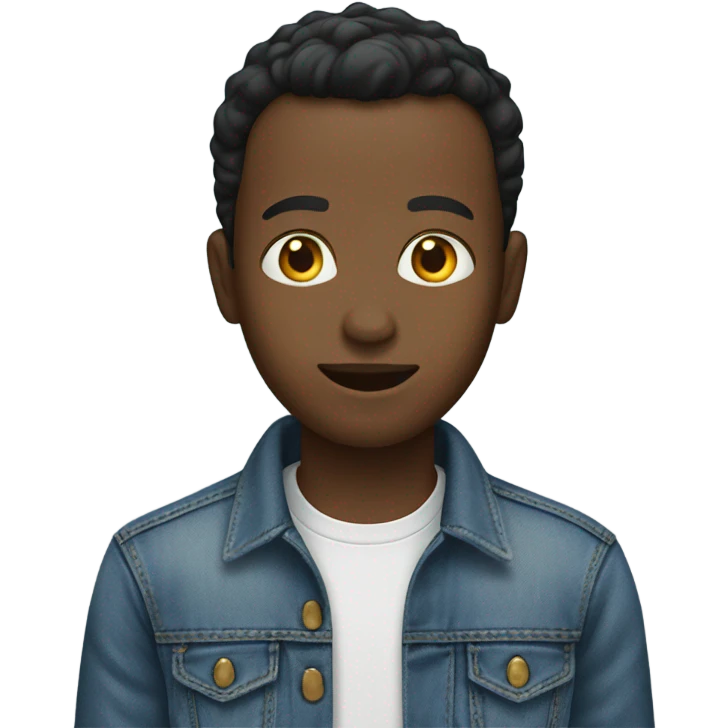 Somali wearing jeans emoji