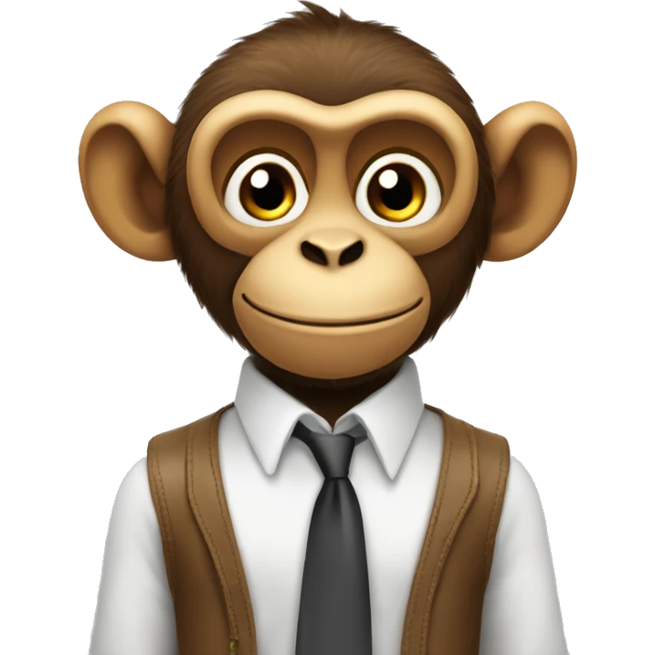 Monkey at call center quote saying "Happy Hump Day" emoji