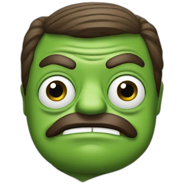 David Brent Pepe the Frog emoji
