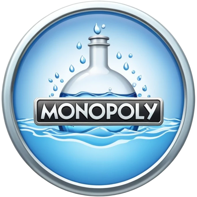Monopoly water works pro badge  emoji