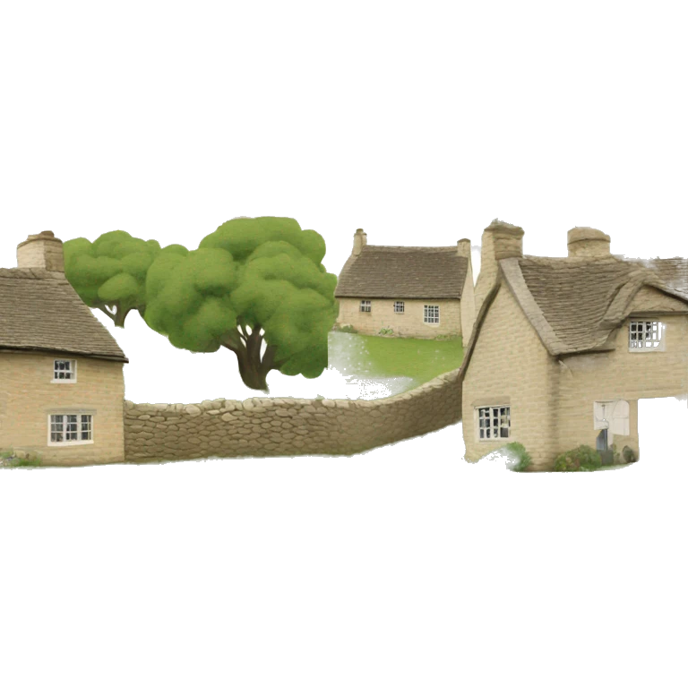 Cotswold cottage emoji