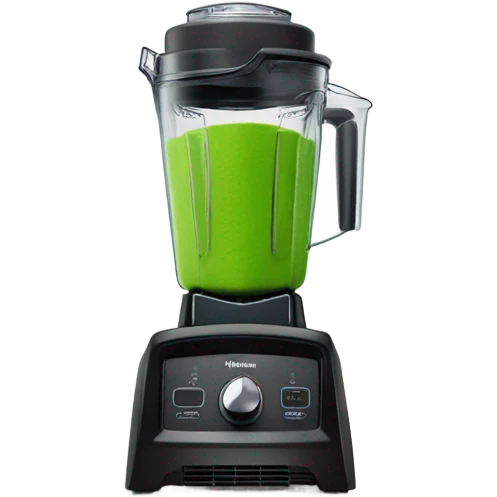 vitamix blender with green slime emoji