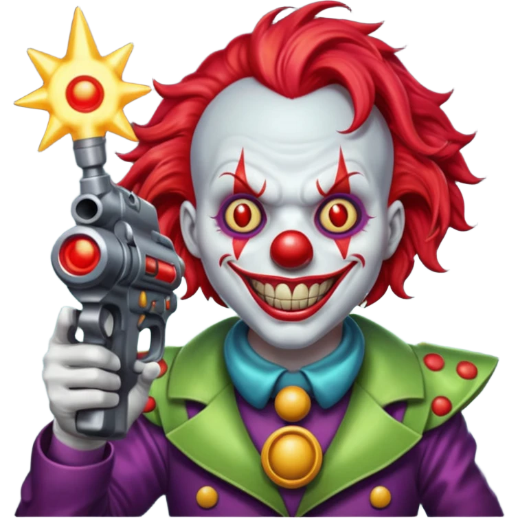 killer clown from outer space emoji