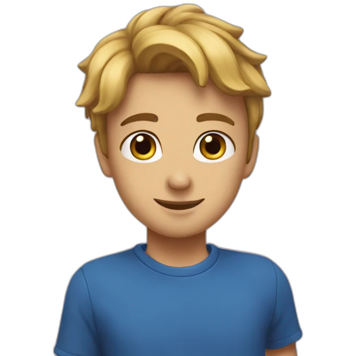 Cœurs bleus emoji