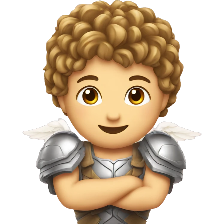 Cupidon tire une flèche dans le cœur emoji
