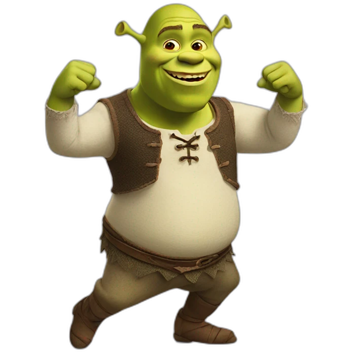 shrek dancing emoji