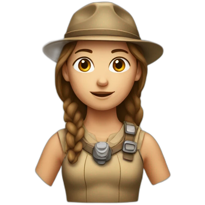 archaeology girl emoji