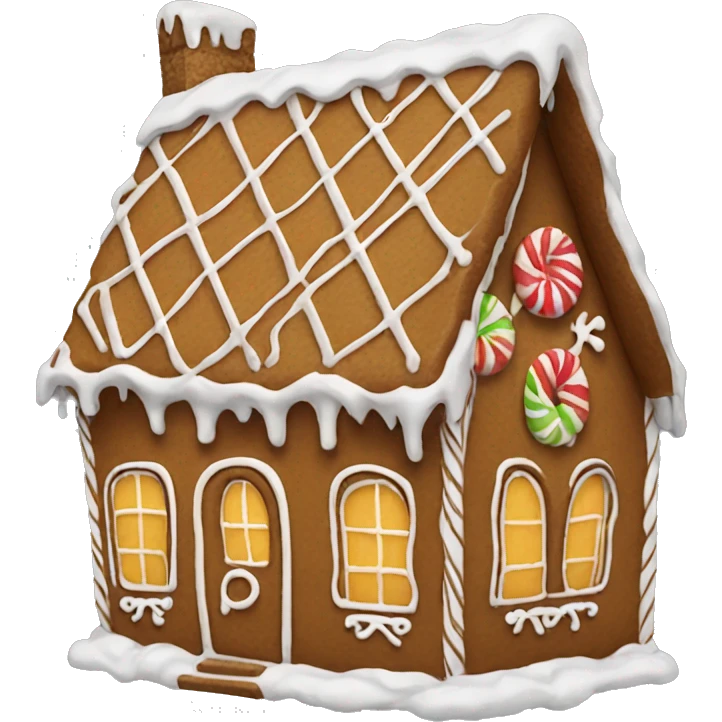 gingerbread house emoji