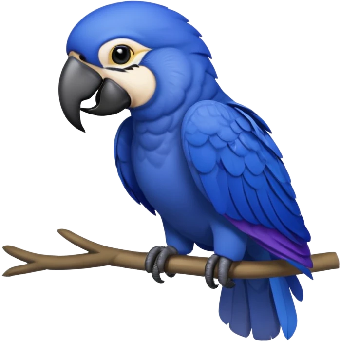 Hyacinth macaw emoji