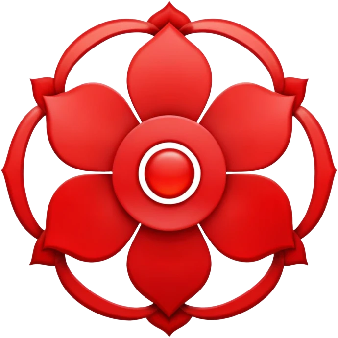 Beautiful Root chakra symbol emoji