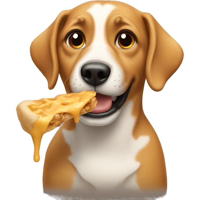Dog eating emoji