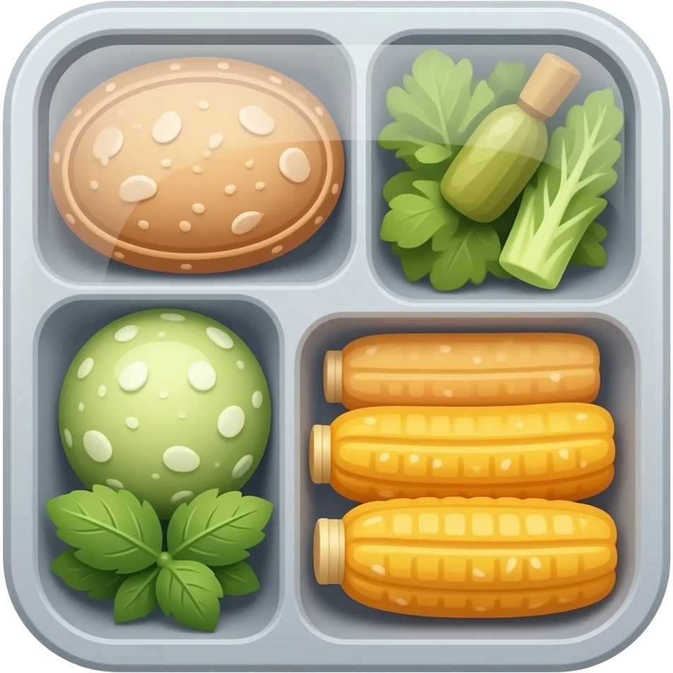 vector flat Frozen Foods emoji