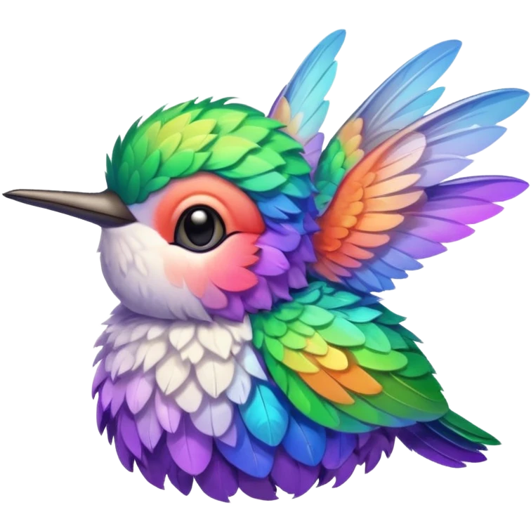 Part hummingbird part lamb emoji